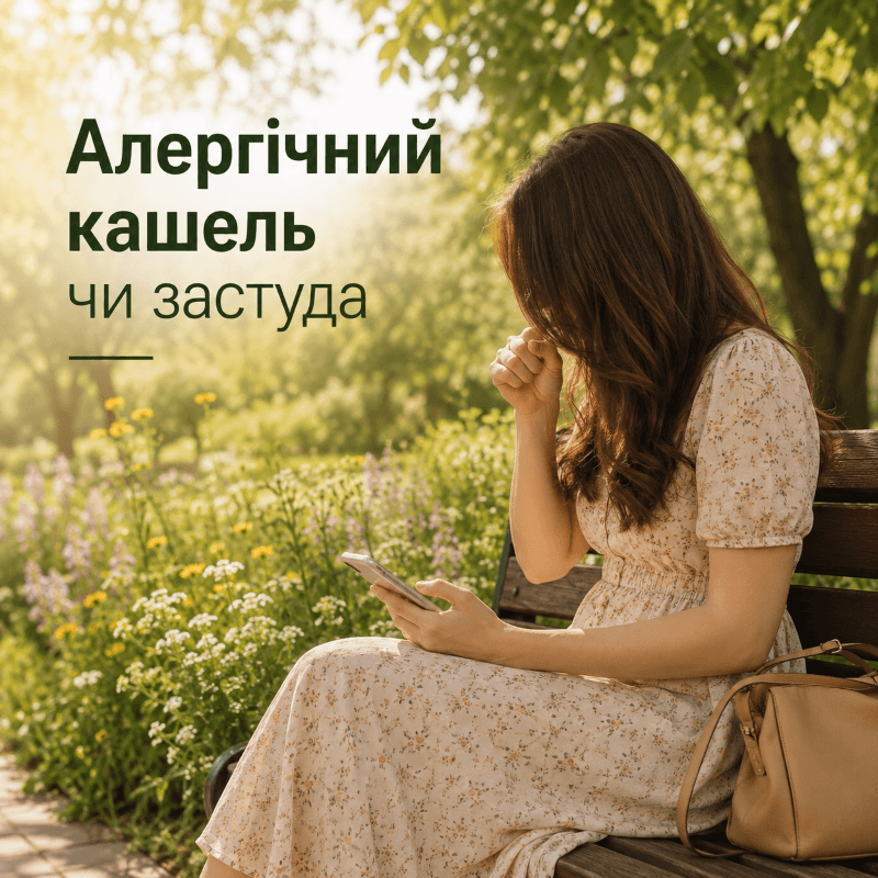 Алергічний кашель чи застуда: як відрізнити і коли потрібна консультація пульмонолога?