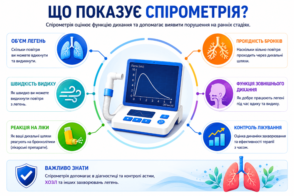 Пульмонолог у Кропивницькому — консультація, діагностика та лікування захворювань легень